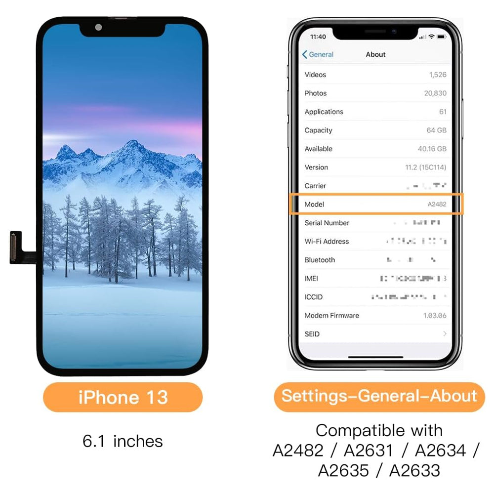 LCD Screen Replacement for iPhone 13 Pro
