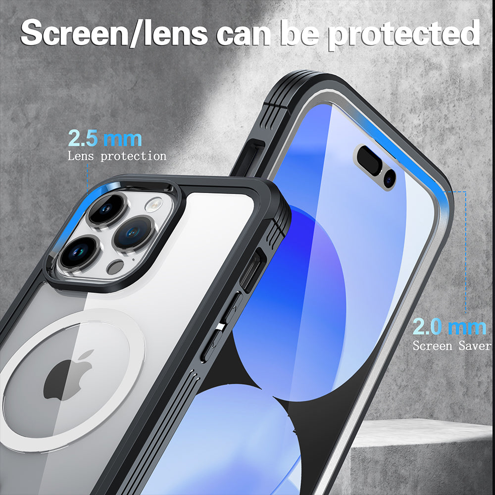 iPhone 15 Compatible case Magsafe 360 cover shockproof