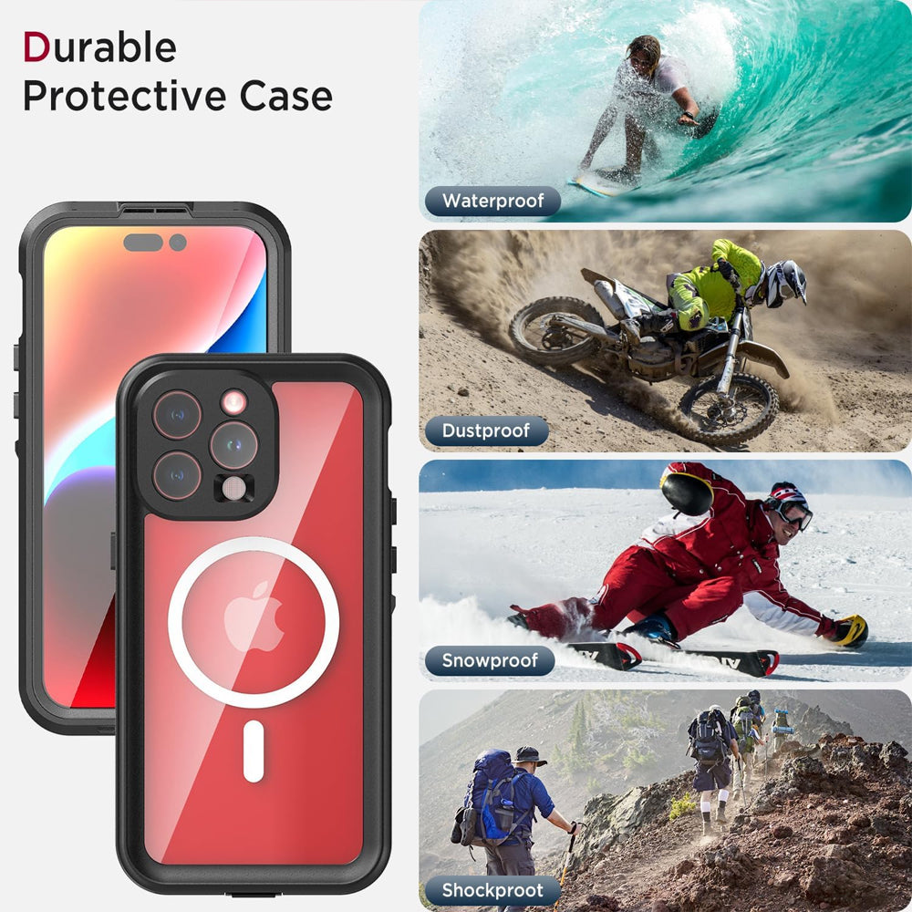 Redpepper Waterproof Magsafe Case for iPhone 15 Pro