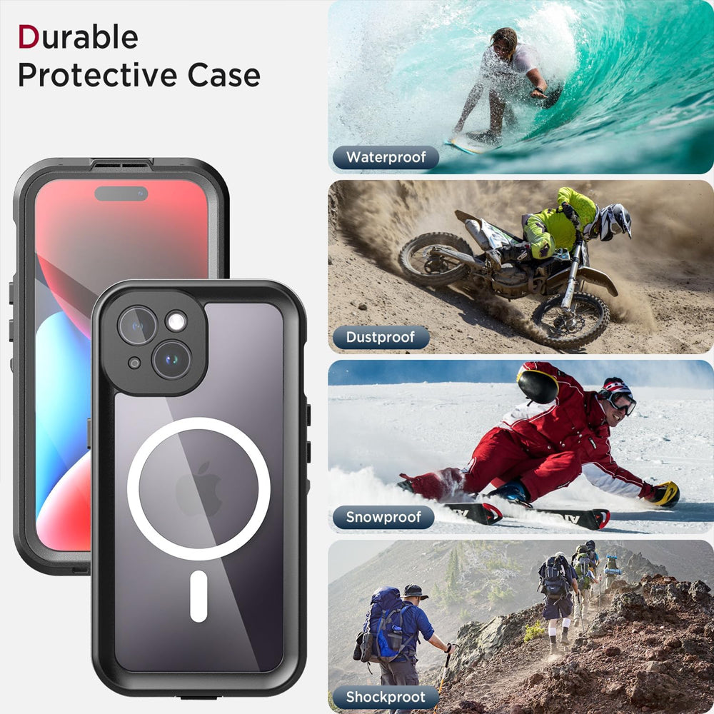 iPhone 15 Plus Magsafe case waterproof cover