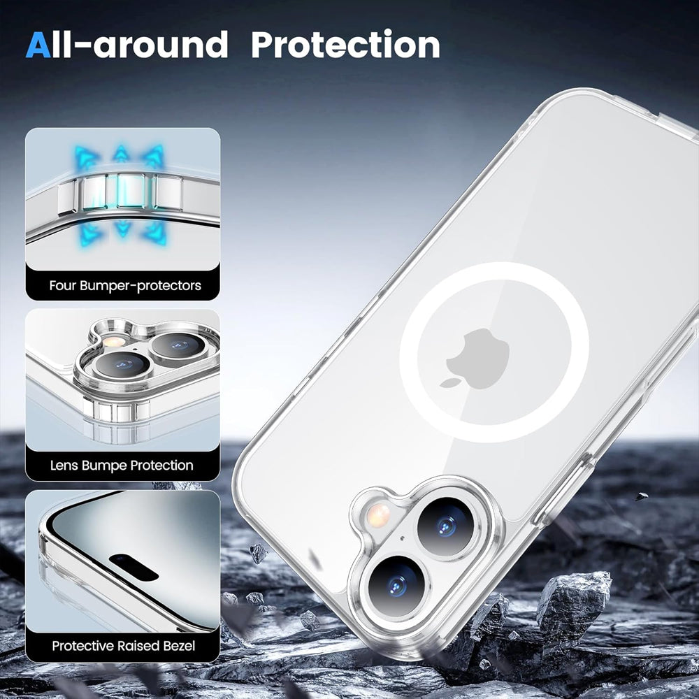 Magsafe Compatible Clear Case for iPhone 16