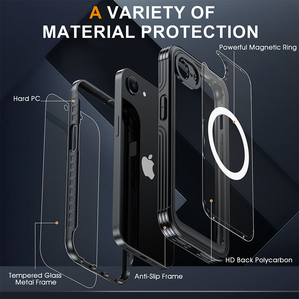 Heavy Duty 360 Magsafe Compatible Case for iPhone 16e