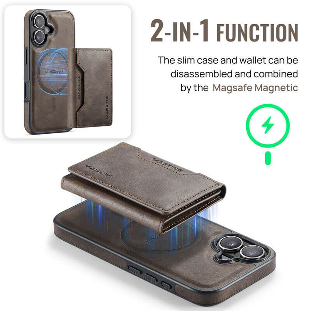 Magsafe Compatible Wallet Case for iPhone 17