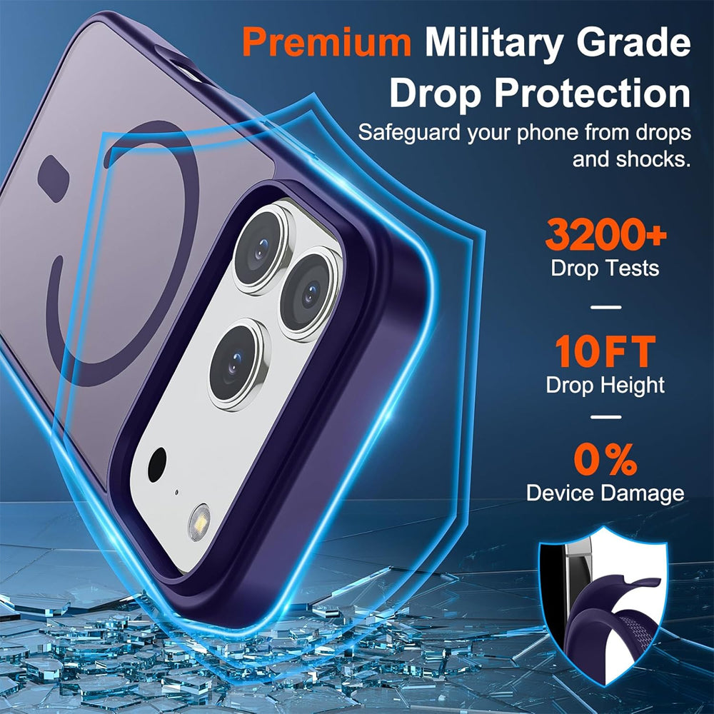Matte Magsafe Compatible Case for iPhone 17 Pro