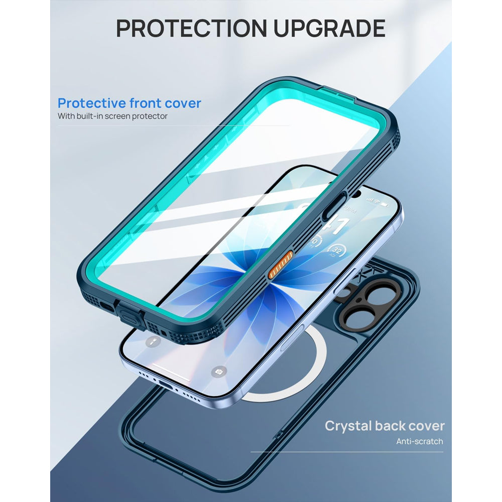 Redpepper Neon Waterproof Magsafe Compatible Case for iPhone 17