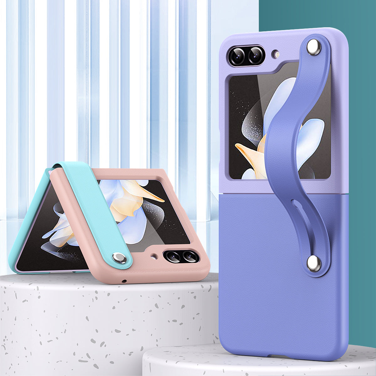 Protective Strap Case for Samsung Galaxy Z Flip 7 FE