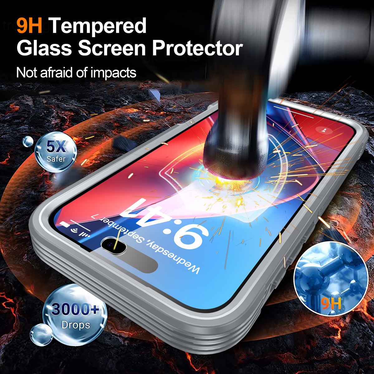 Heavy Duty 360 Magsafe Compatible Case for iPhone 18 Pro Max- SwiftShield