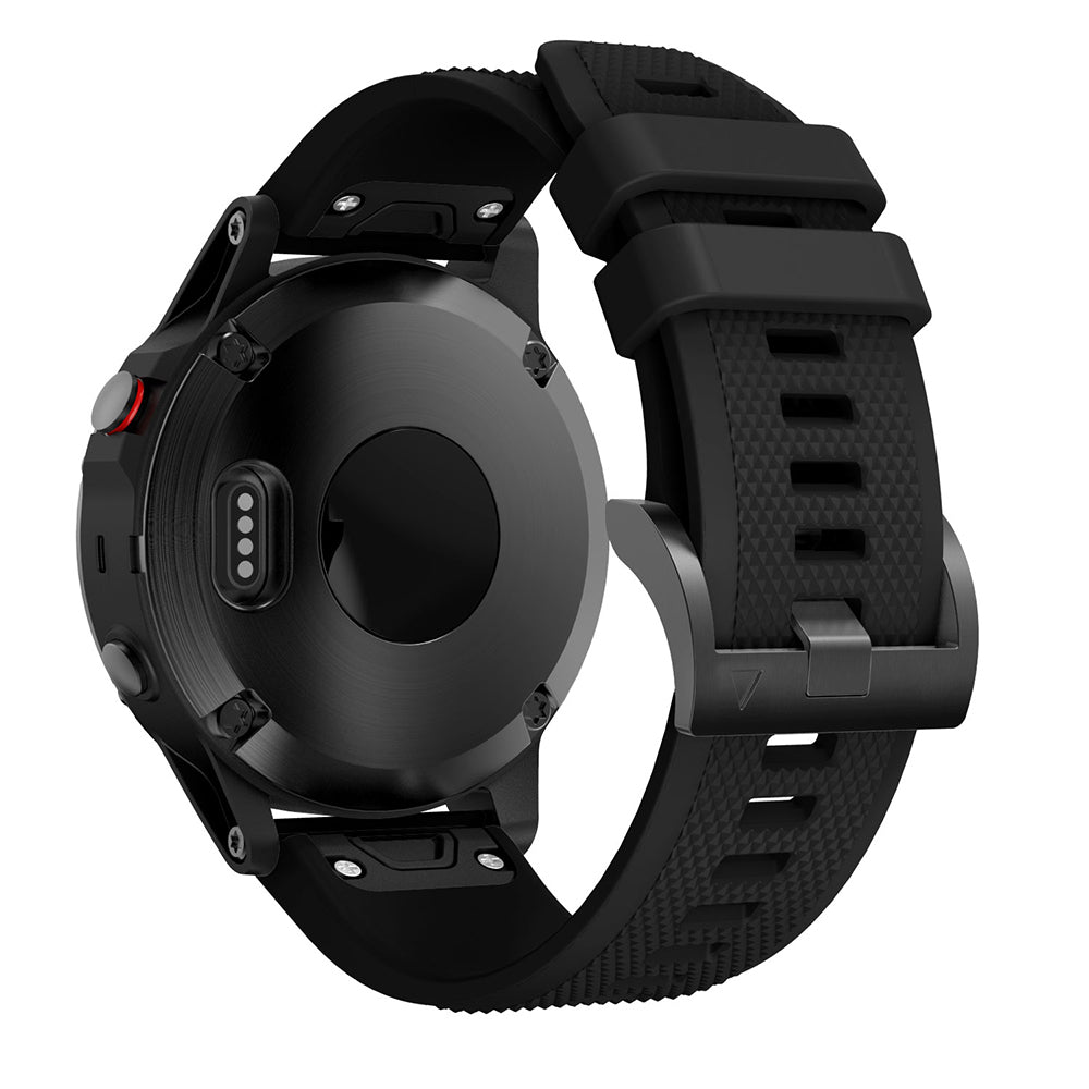 QuickFit 22mm Rubber Strap for Garmin Fenix 7 / 7 Pro (47mm)
