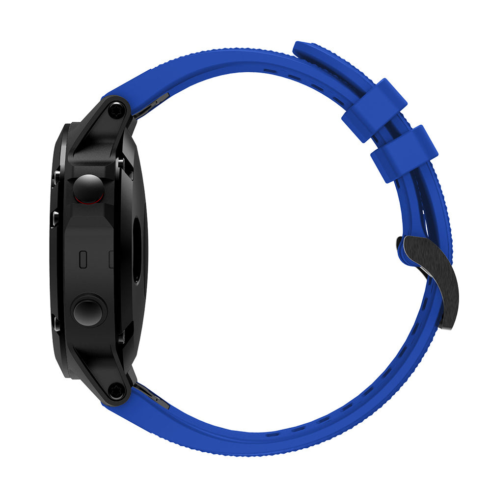 QuickFit 22mm Rubber Strap for Garmin Fenix 7 / 7 Pro (47mm)