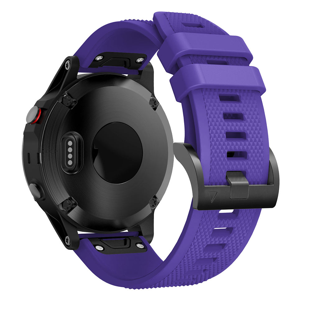 QuickFit 22mm Rubber Strap for Garmin Fenix 7 / 7 Pro (47mm)