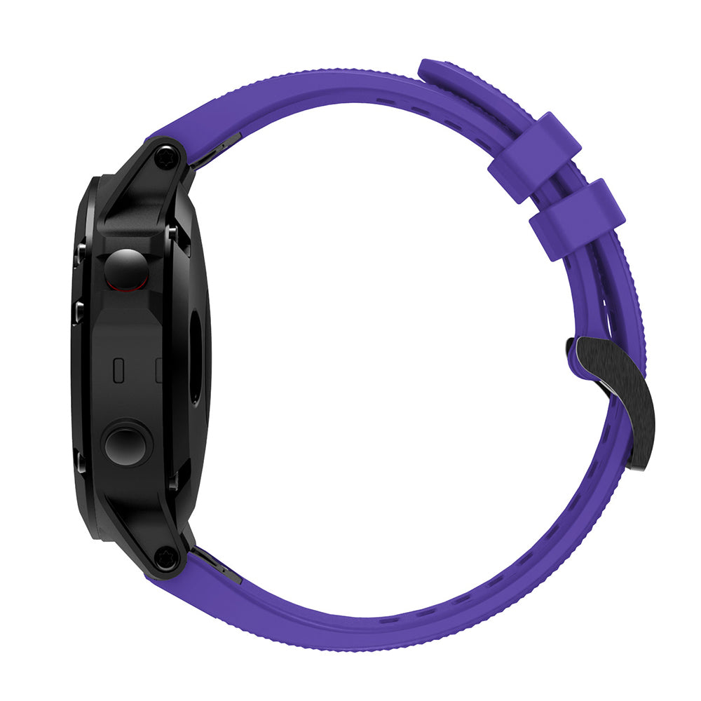 QuickFit 22mm Rubber Strap for Garmin Fenix 7 / 7 Pro (47mm)