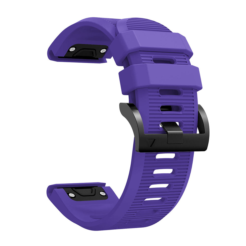 QuickFit Compatible 26mm Rubber Strap for Garmin Fenix 3