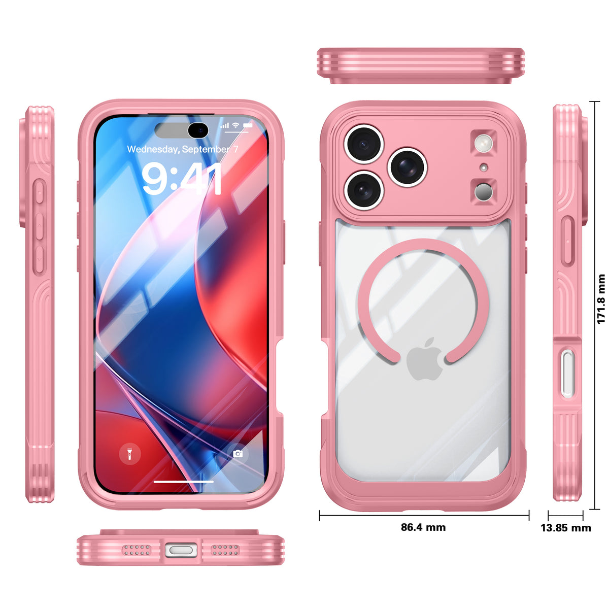 Heavy Duty 360 Magsafe Compatible Case for iPhone 18 Pro Max- SwiftShield