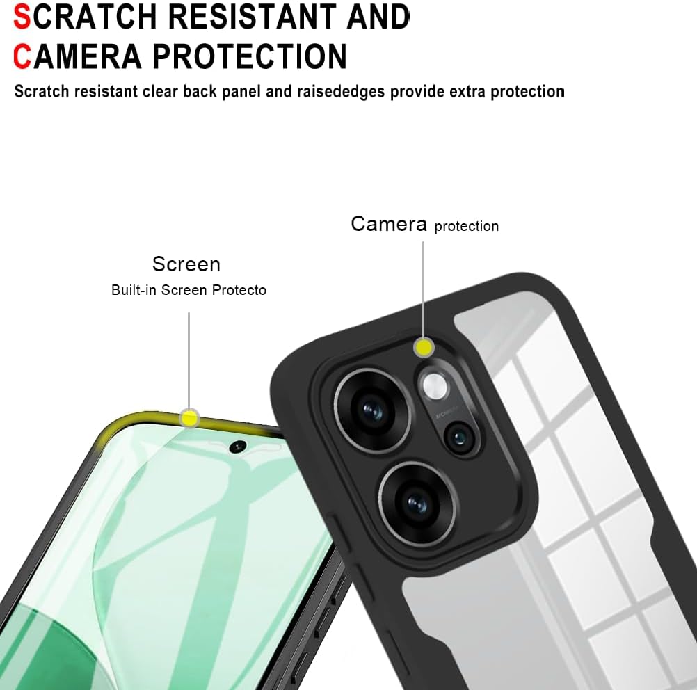 360 Thin Protection Case for Oppo Reno 16 pro