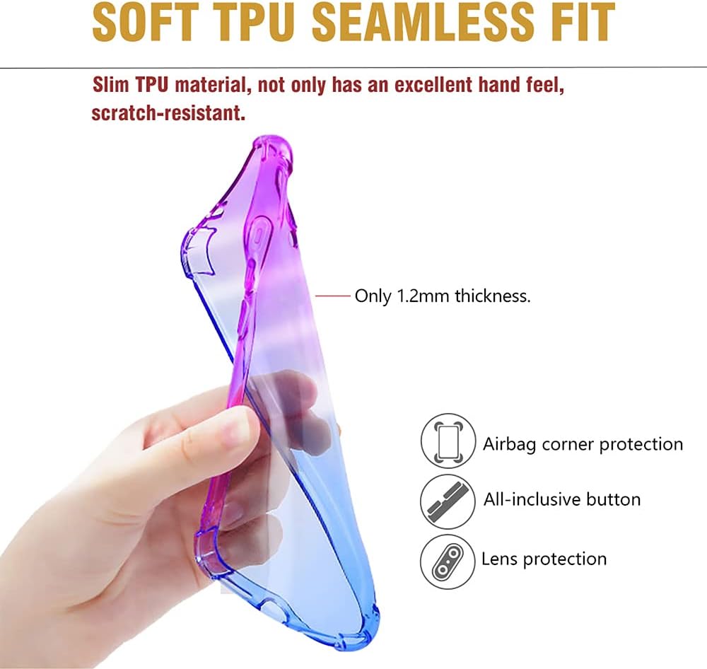Gradient Gel Case for OPPO Reno8 Lite 5G