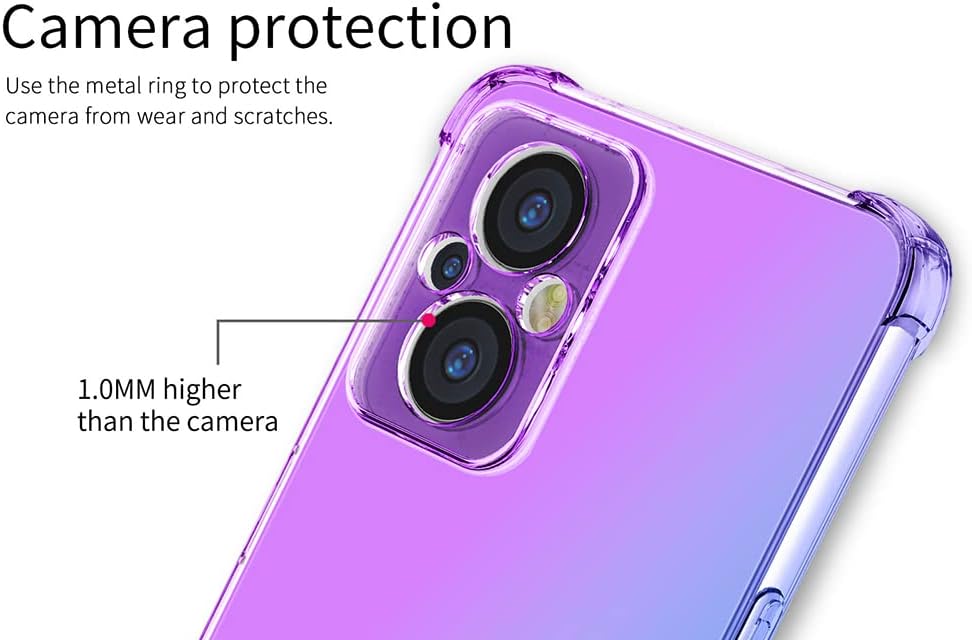Gradient Gel Case for OPPO Reno8 Lite 5G