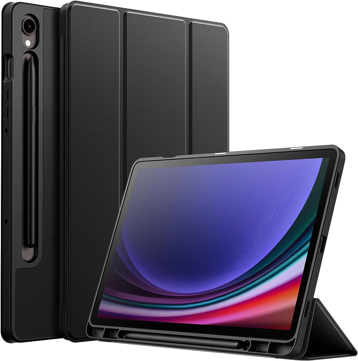 Slim Flip Case with Pen Holder Cover for Samsung Galaxy Tab S10 FE