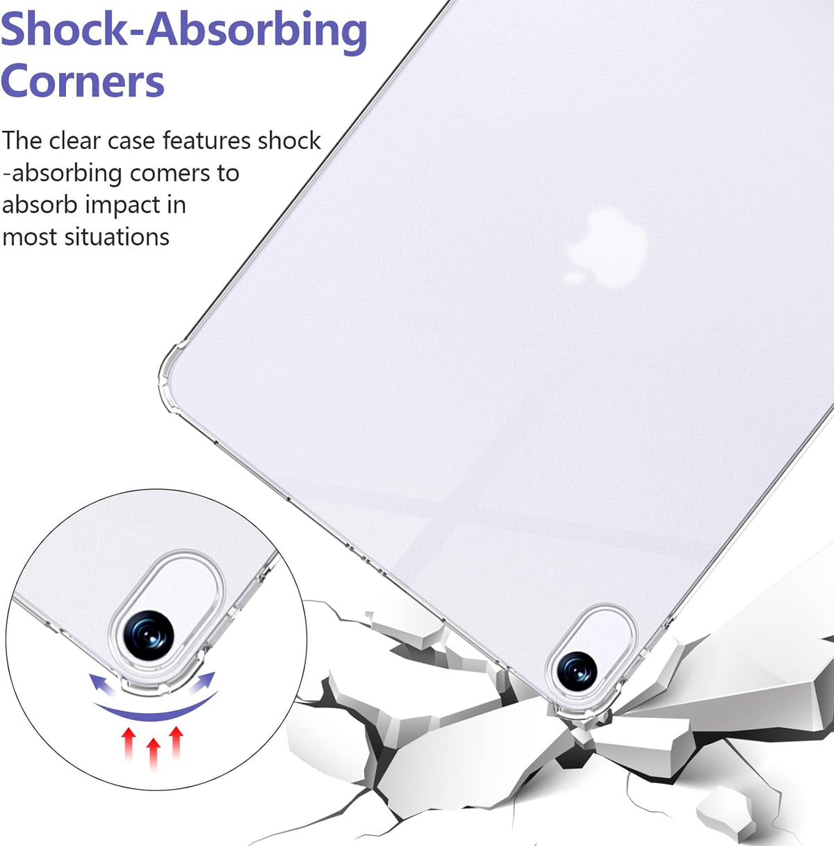 Clear Bumper Gel Case for iPad Air 11" M2 (2024)