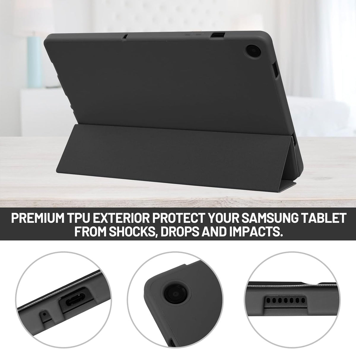 Slim Flip Case Cover for Samsung Galaxy Tab A9 (8.7")