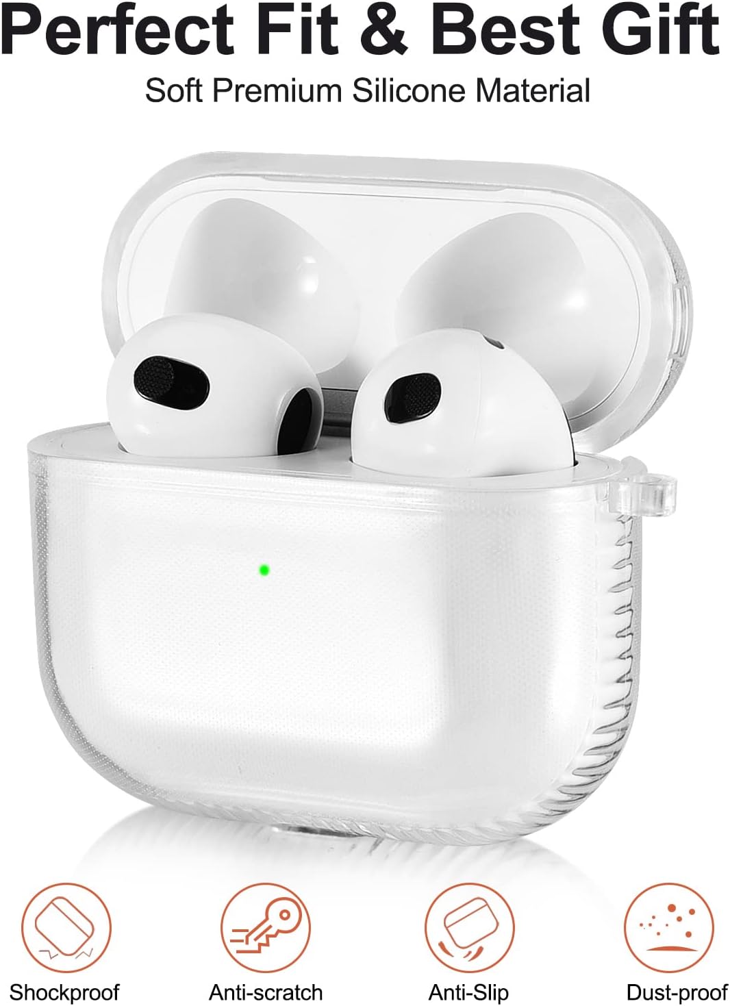 Clear Case for Apple Airpods (3rd Generation)