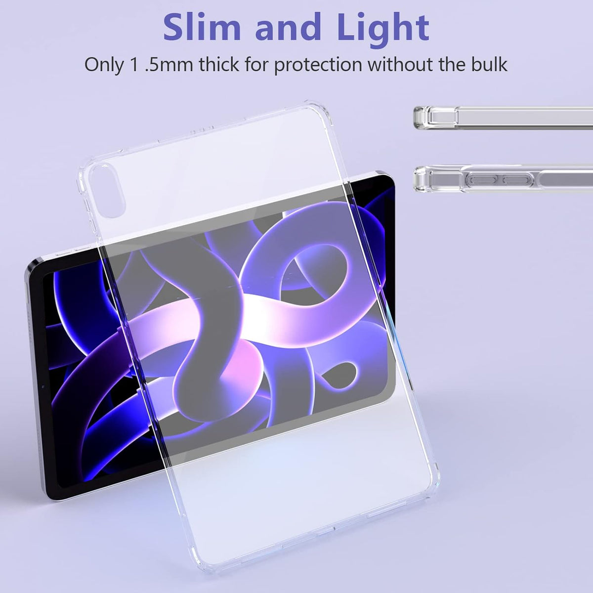 Clear Bumper Gel Case for iPad Air 11" M2 (2024)