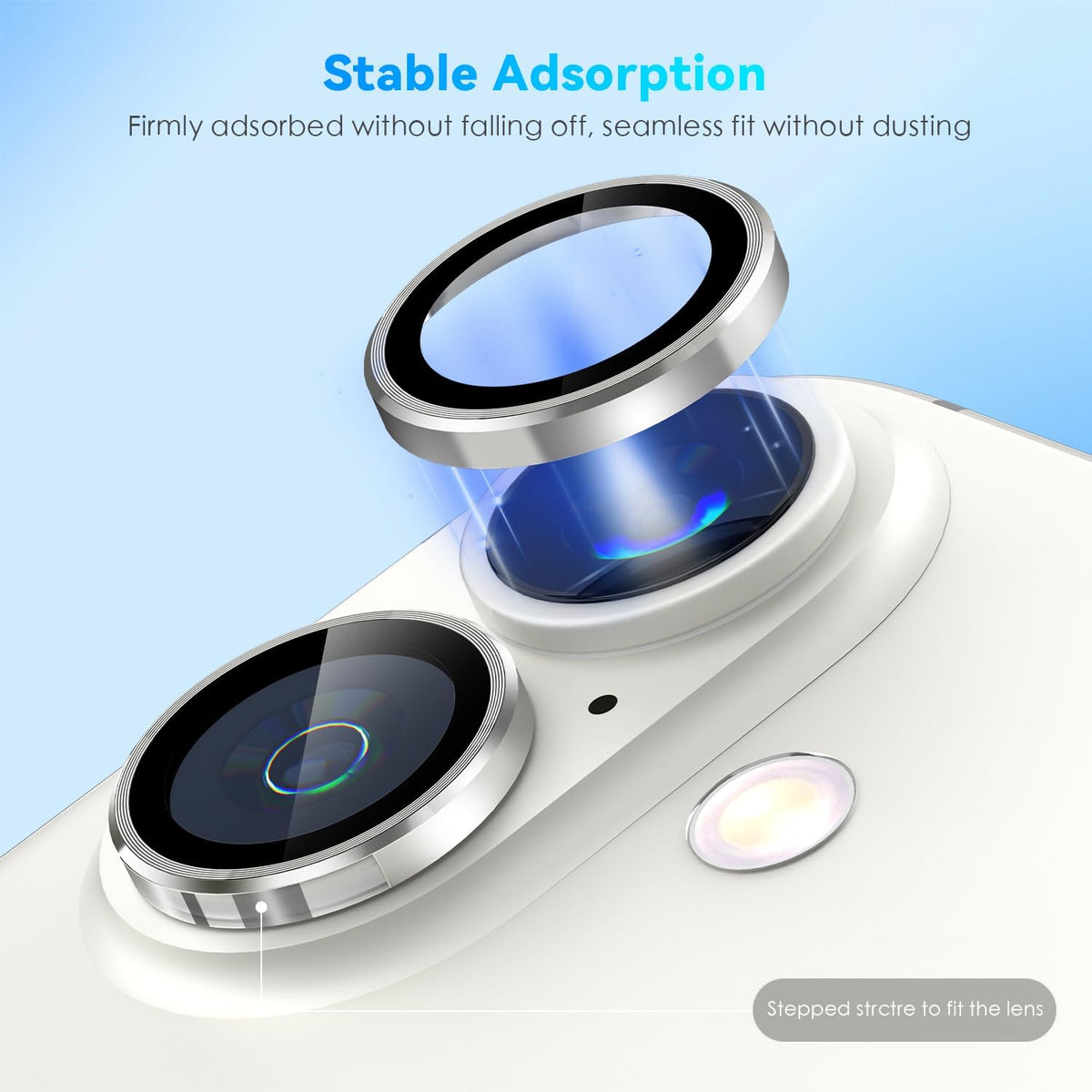 Camera Lens Protector Alloy Frame for iPhone 16