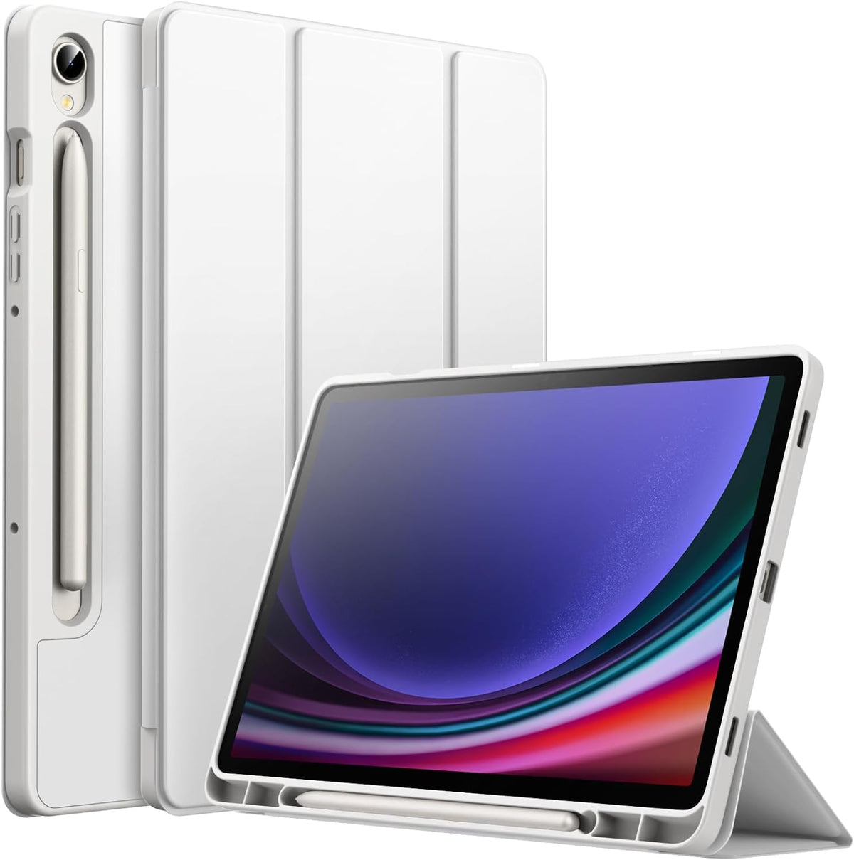 Slim Flip Case with Pen Holder Cover for Samsung Galaxy Tab S10 FE