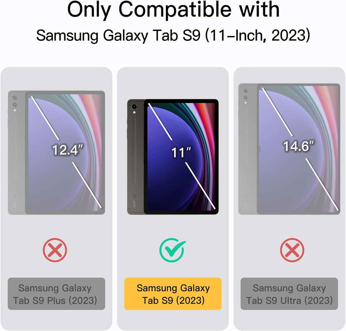 Slim Flip Case with Pen Holder Cover for Samsung Galaxy Tab S10 FE