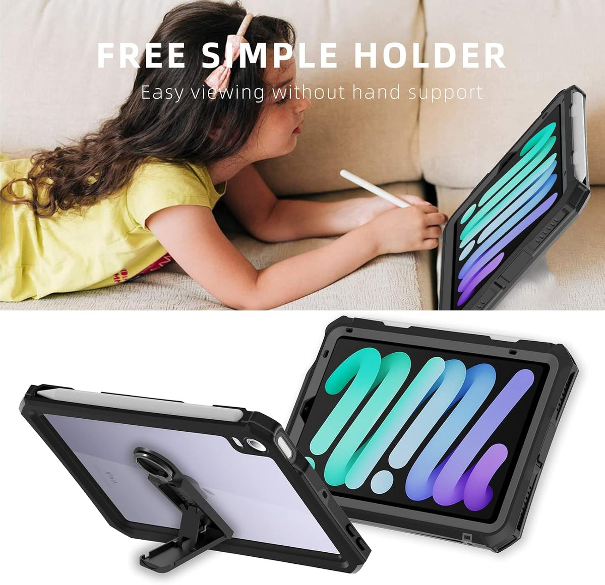 Shellbox Waterproof Case for iPad Mini 7 (A17)
