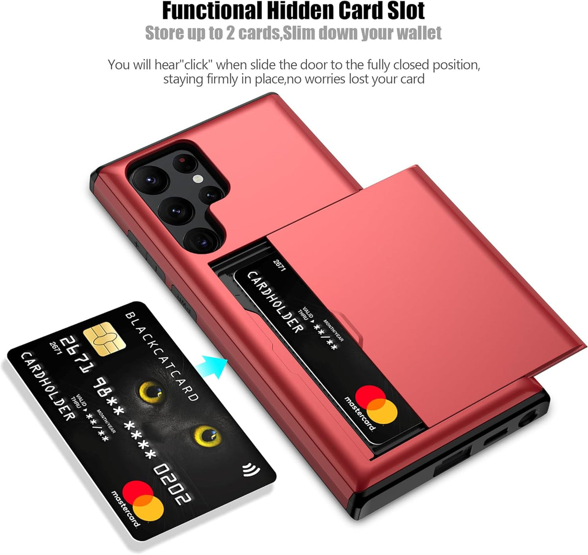 Tough Card Case for Samsung Galaxy S23 Ultra