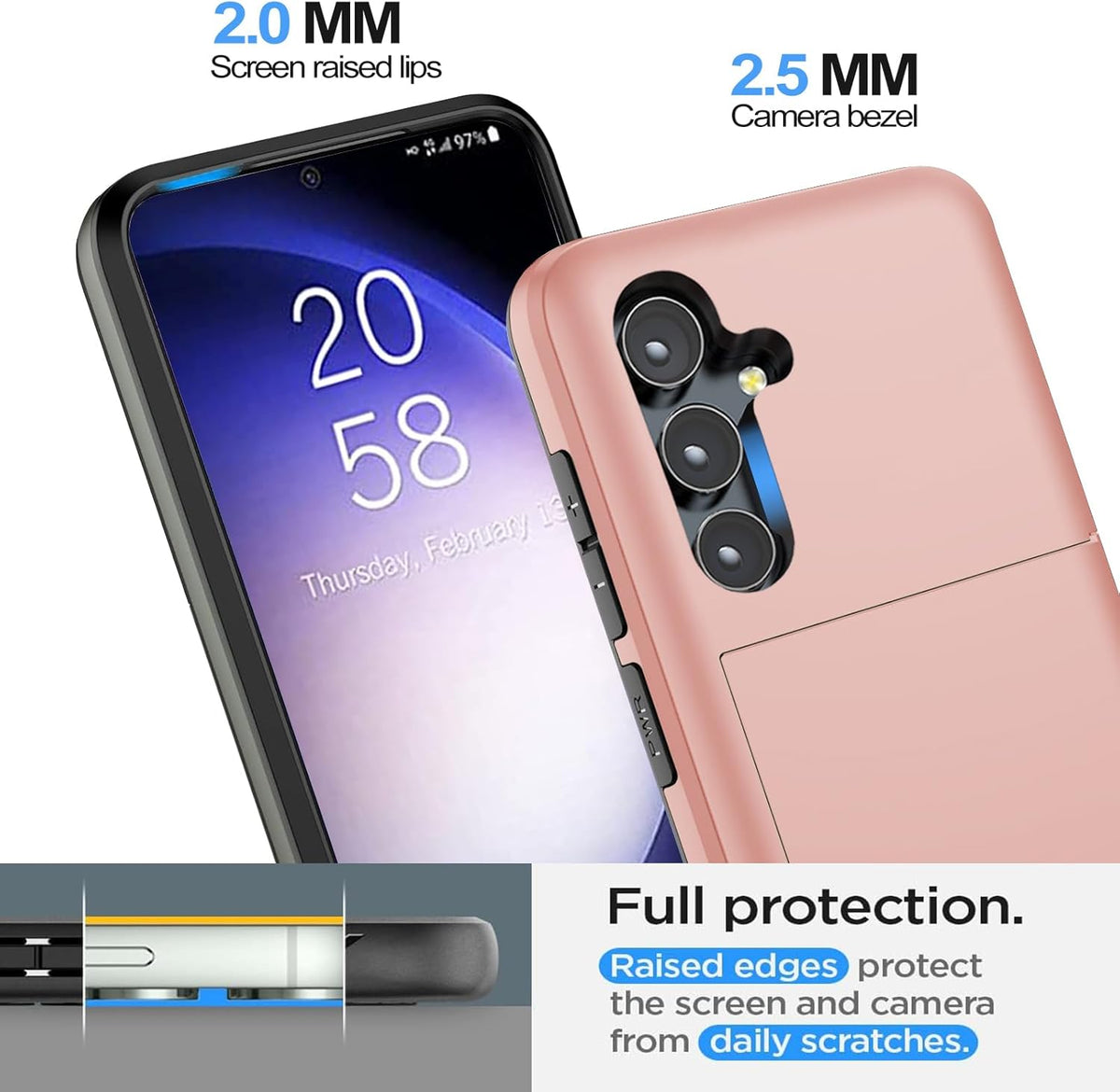 Tough Card Case for Samsung Galaxy S23 FE