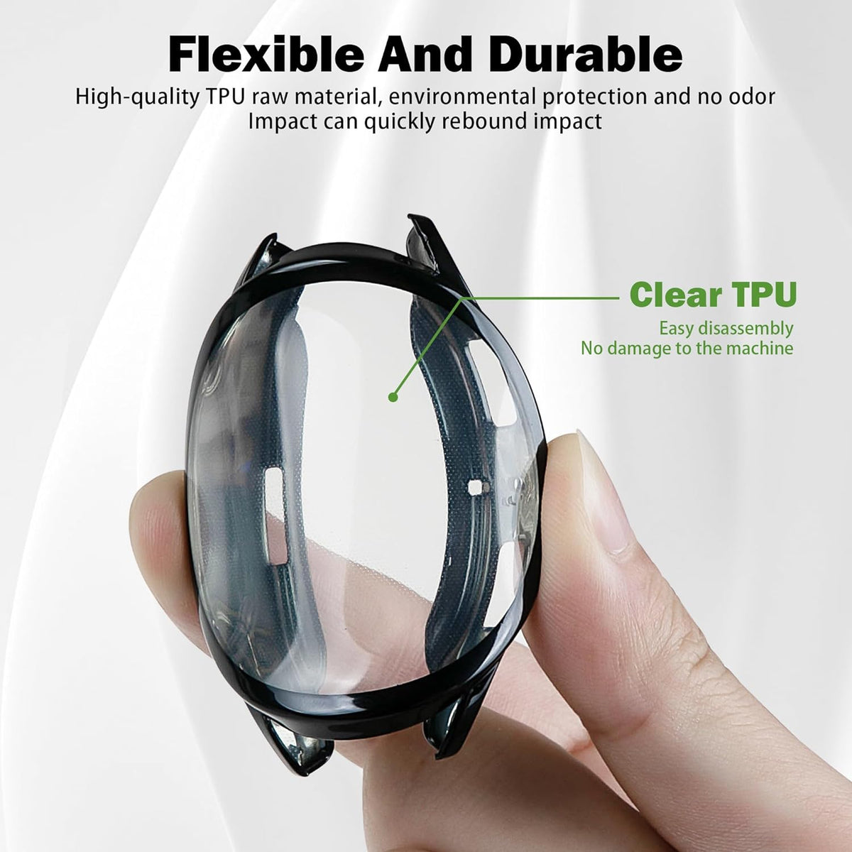 Protective TPU Case for Samsung Galaxy Watch FE