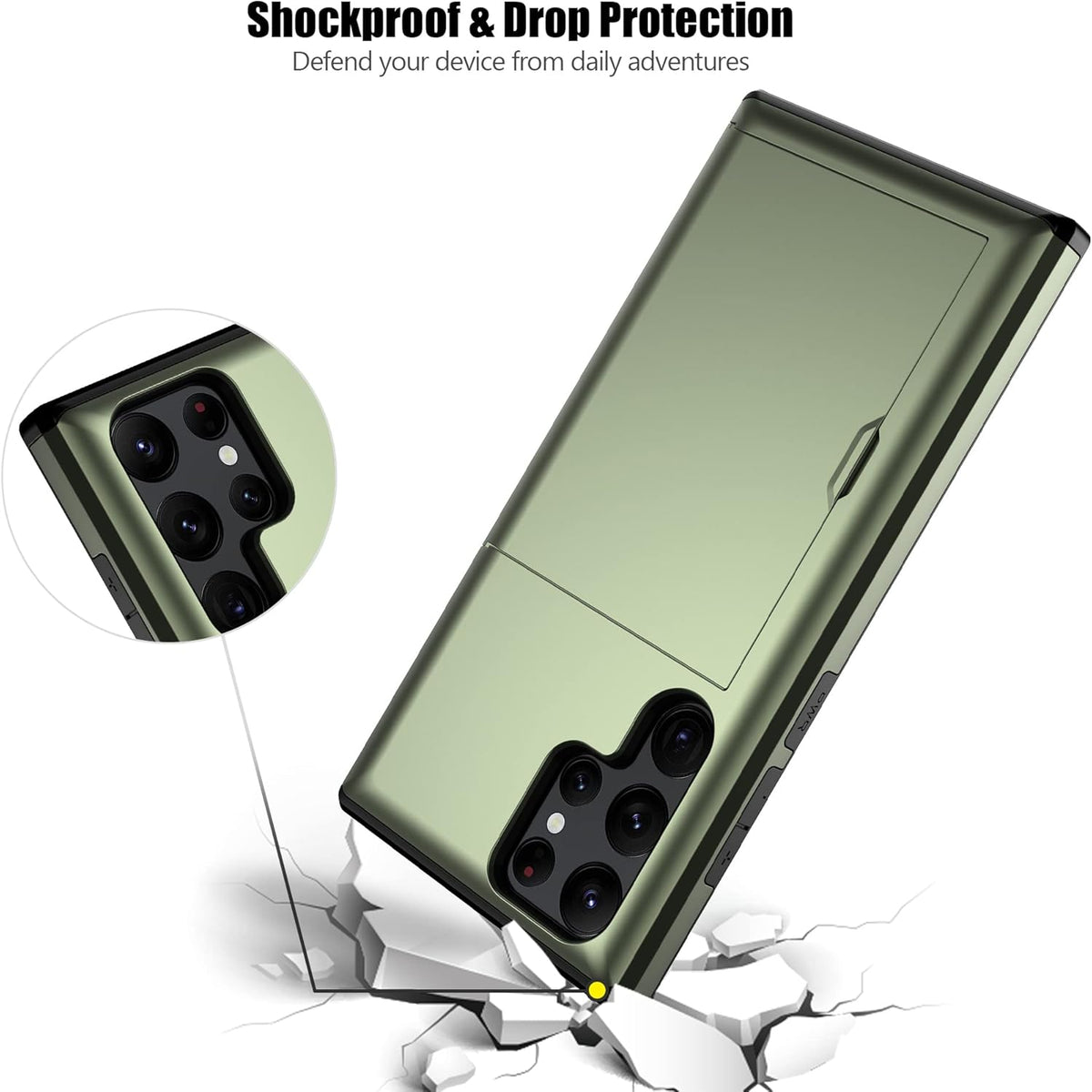 Tough Card Case for Samsung Galaxy S23 Ultra