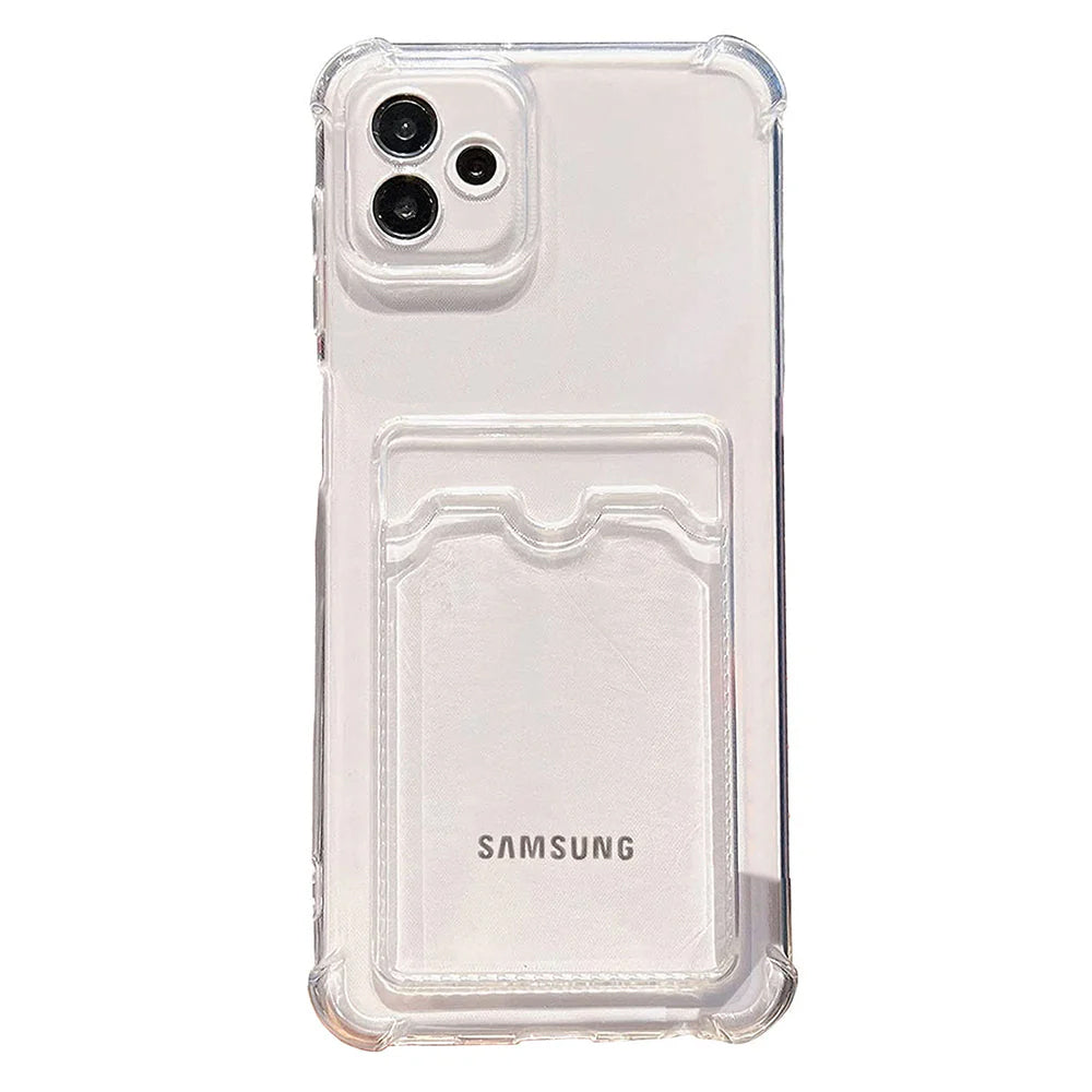 Clear Card Wallet Case for Samsung Galaxy A06 5G