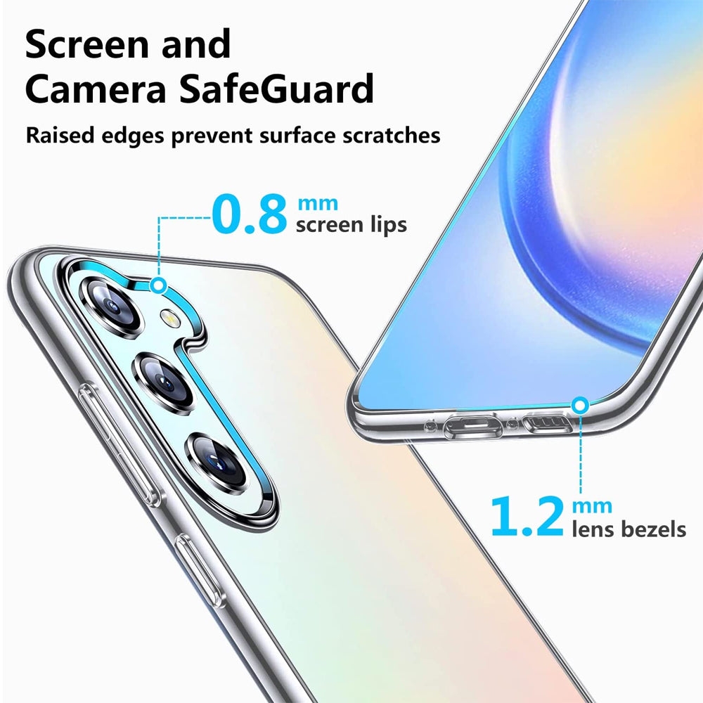 Clear Gel Case for Samsung Galaxy A24