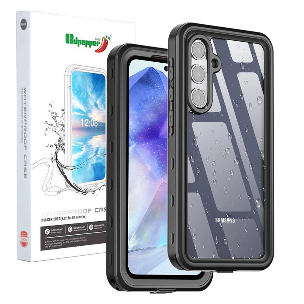 Samsung A55 Waterproof case Redpepper