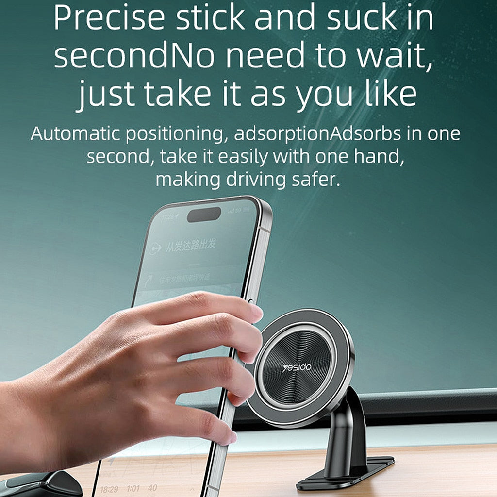 Magsafe Compatible Dash Car Phone Holder Yesido C201