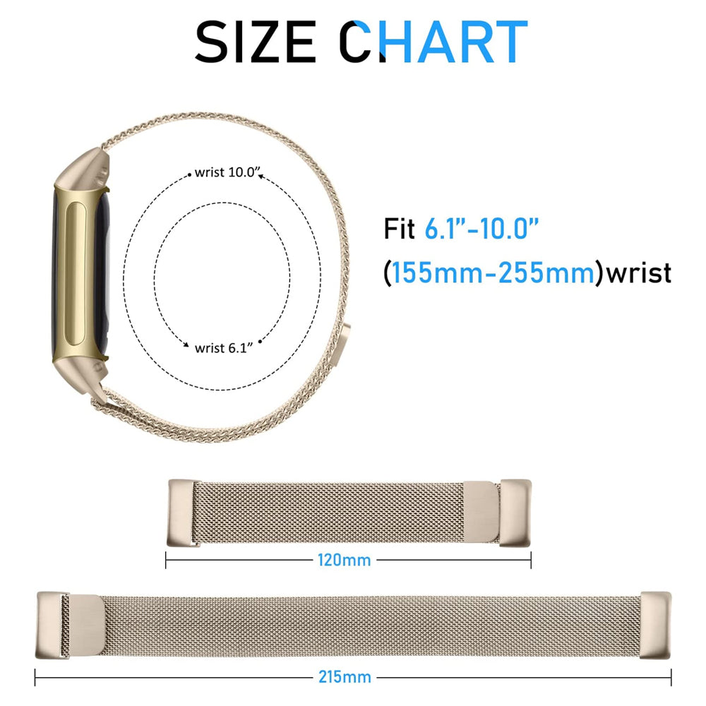 Milanese Strap for Fitbit Charge 5