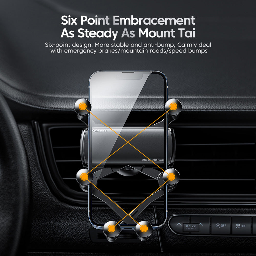 Gravity Linkage Car Phone Holder