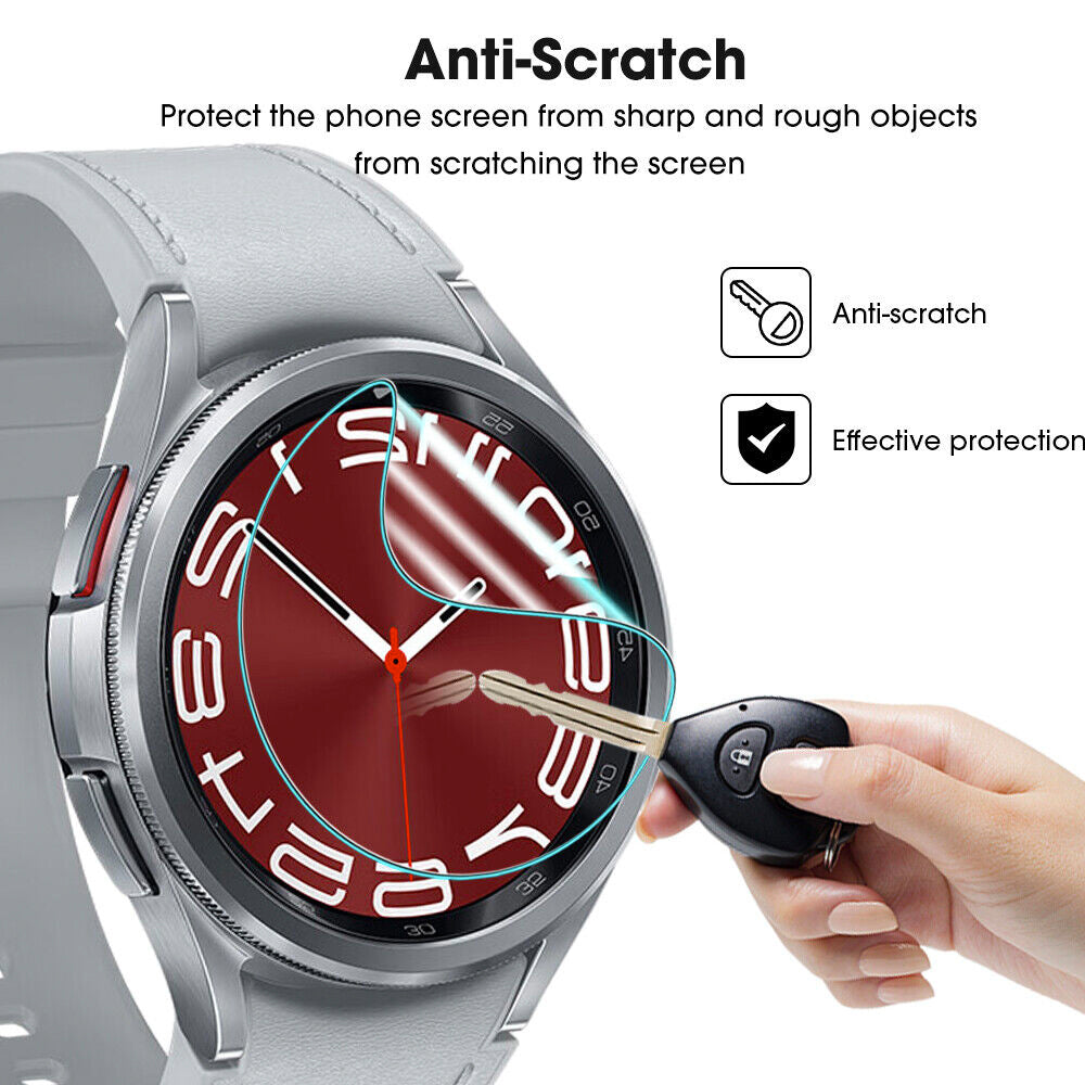 Nano Film Screen Protector for Samsung Galaxy Watch 6 Classic (43mm) (2 pack)