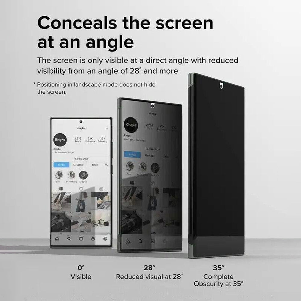 Privacy Matte Ceramic Film Screen Protector for Samsung Galaxy S24 (2 pack)