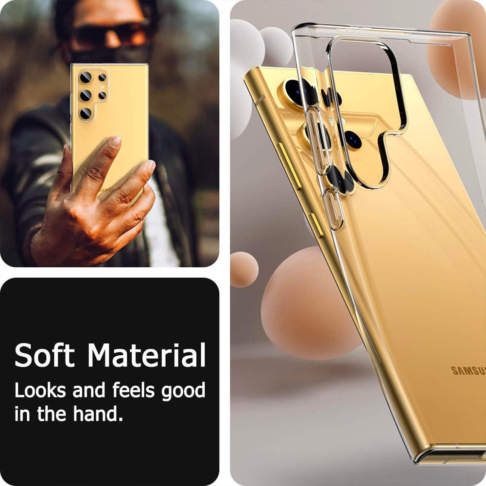 Clear Gel Case for Samsung Galaxy S24 Ultra