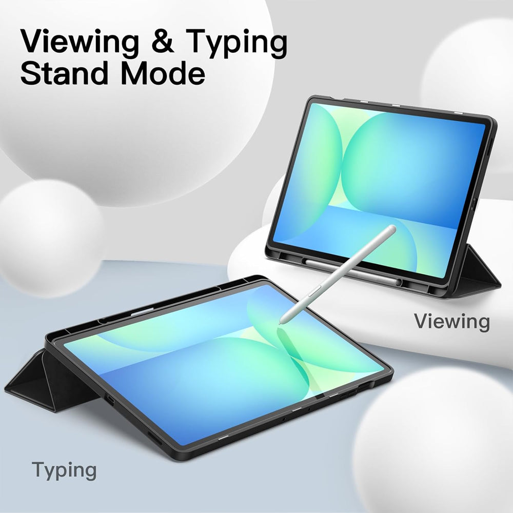 Slim Flip Case With Pen Holder Cover for Samsung Galaxy Tab S10 FE Plus