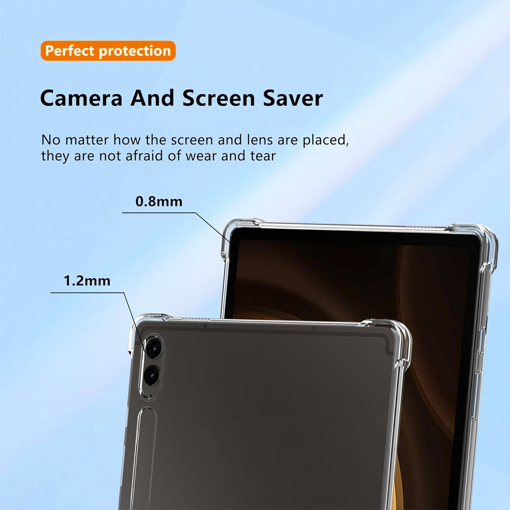 Clear Bumper Case for Samsung Galaxy Tab S9 FE Plus