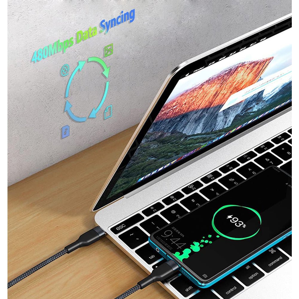 Samsung compatible Fast USB-C to USB-C 2m Charger cable