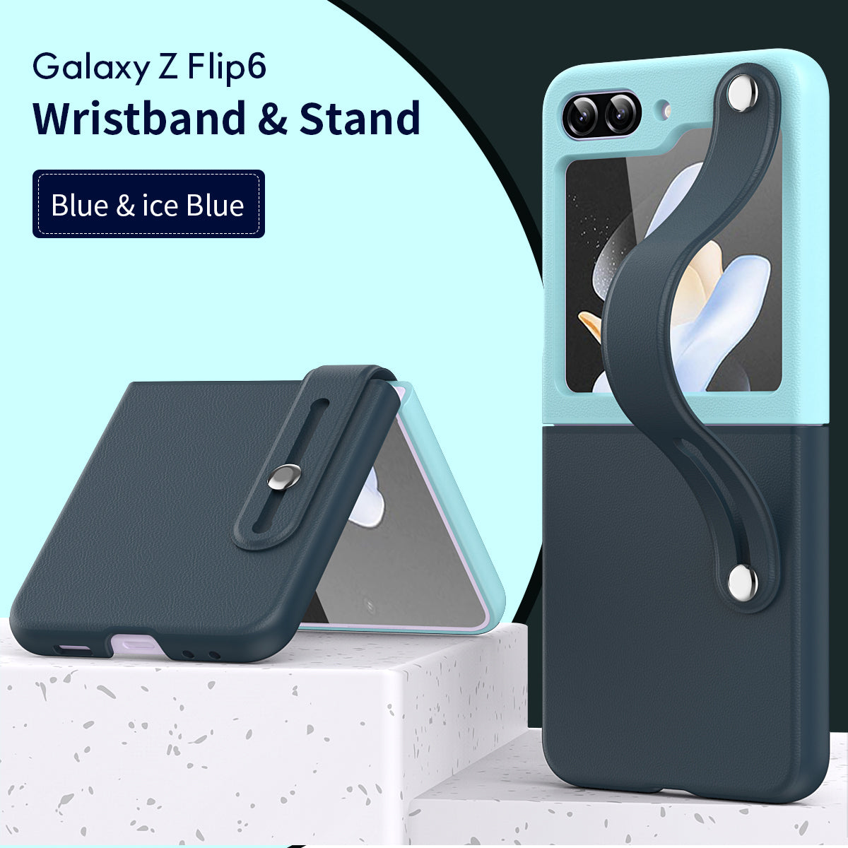 Protective Strap Case for Samsung Galaxy Z Flip 7 FE