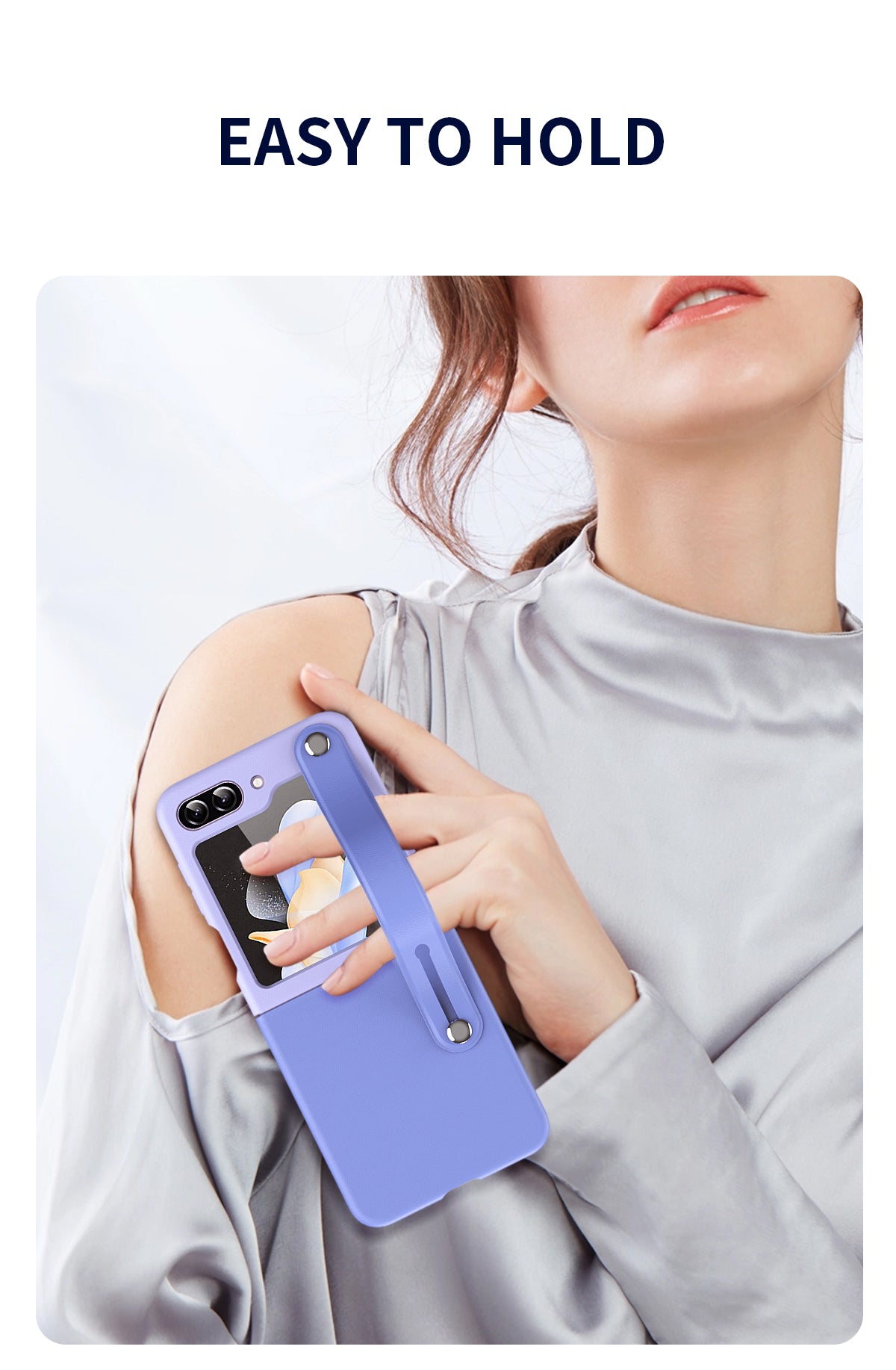 Protective Strap Case for Samsung Galaxy Z Flip 7 FE