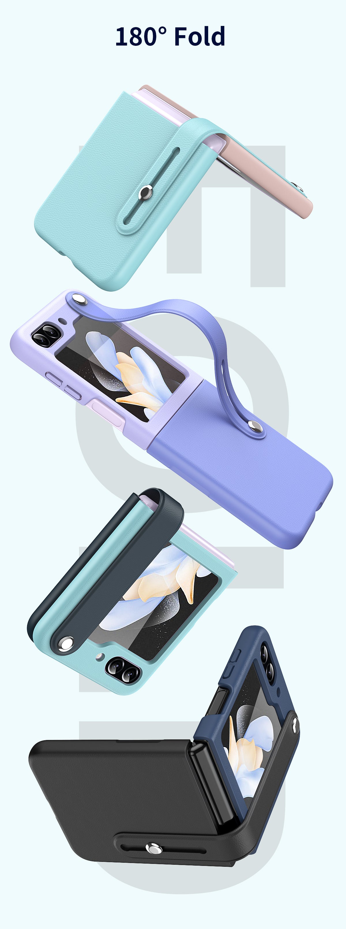 Protective Strap Case for Samsung Galaxy Z Flip 7 FE