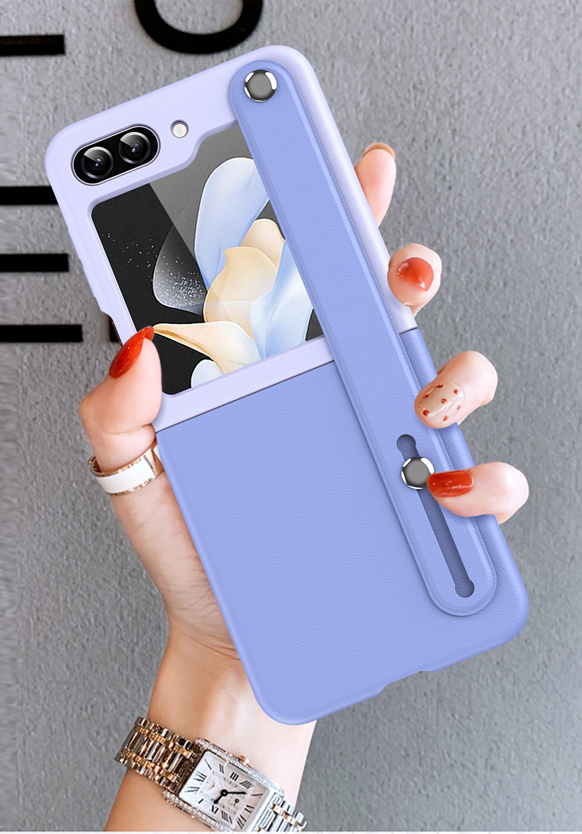 Protective Strap Case for Samsung Galaxy Z Flip 7 FE