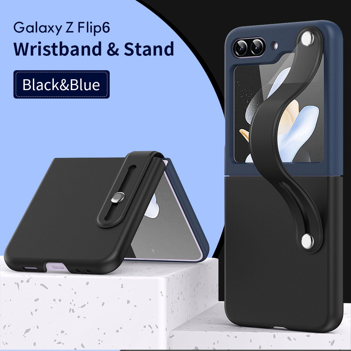 Protective Strap Case for Samsung Galaxy Z Flip 7 FE